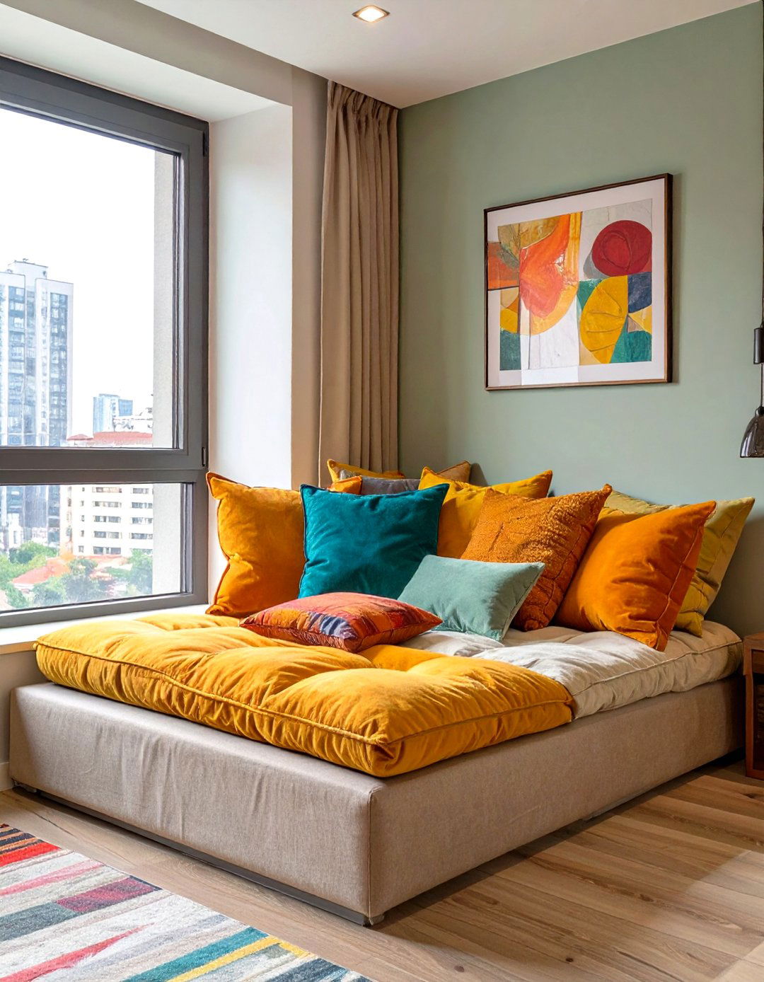 Using a Daybed for Versatility - 30 small apartment bedroom ideas