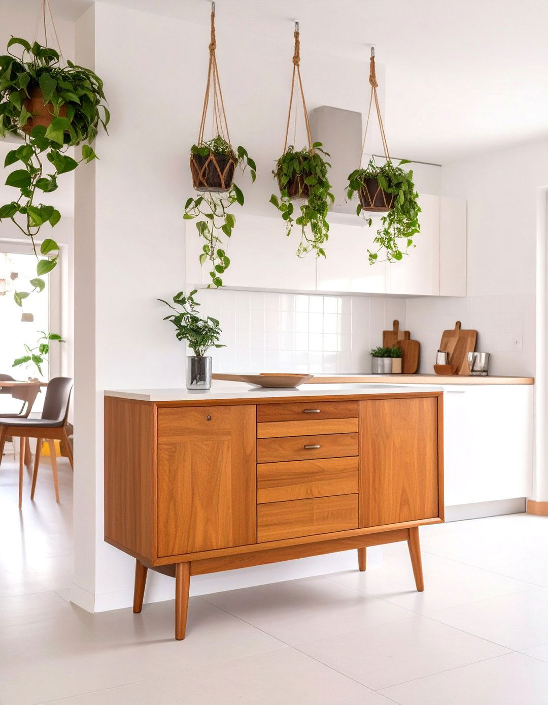 Using a Sideboard or Credenza - 30 unfitted kitchen ideas