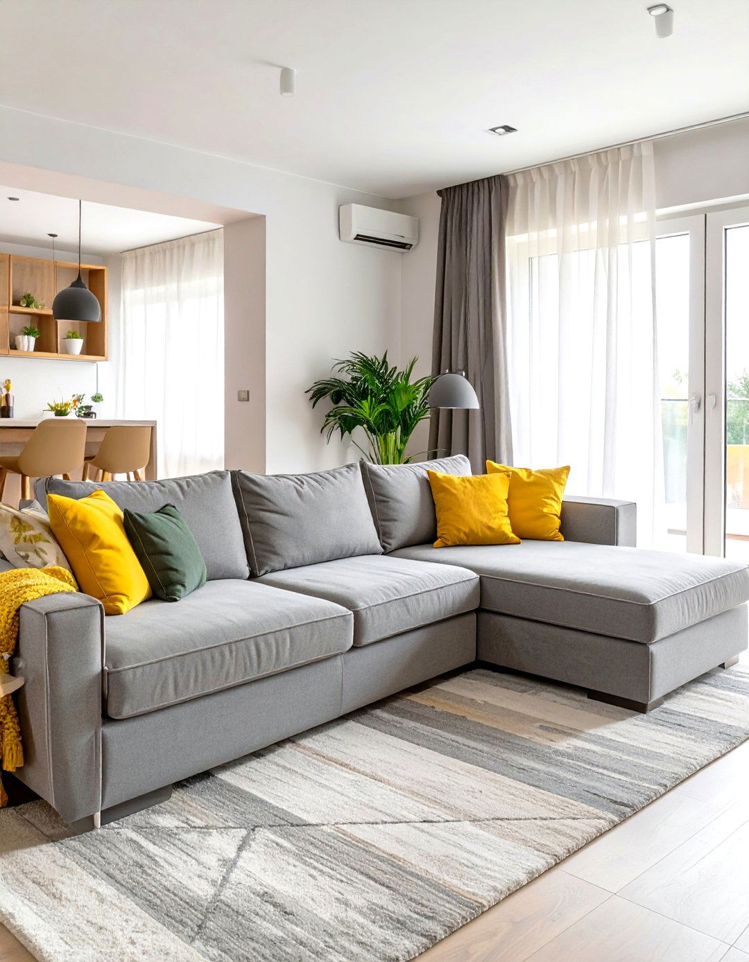 Using an L Shaped Sectional Sofa - 30 sitting room decor ideas