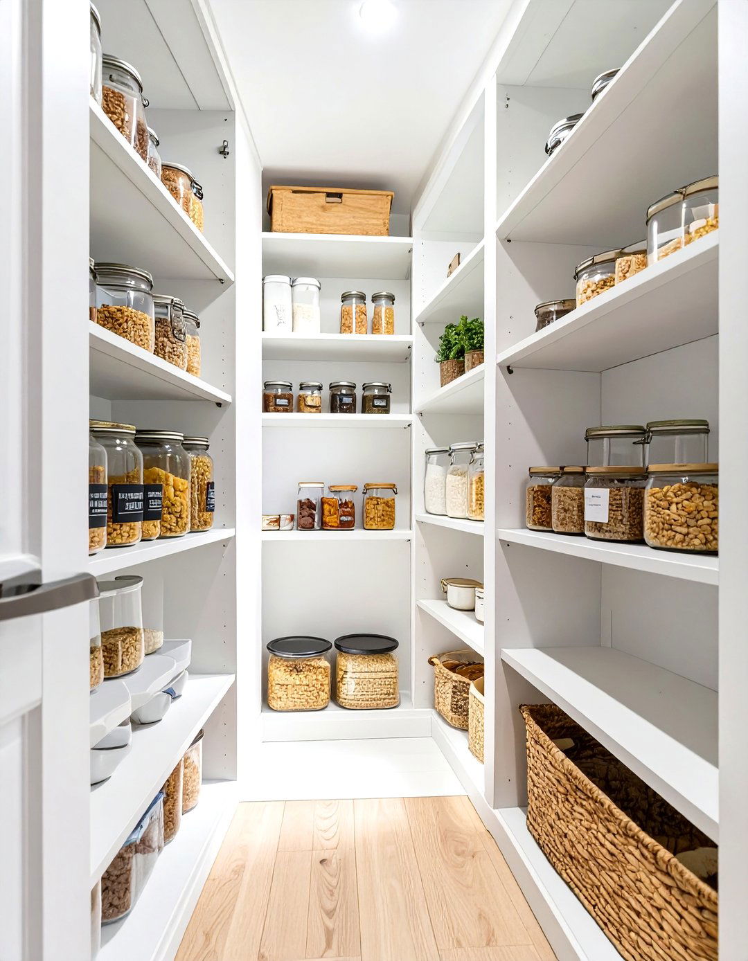 Utility Closet Conversion to Small Pantry - 30 small kitchen small pantry ideas