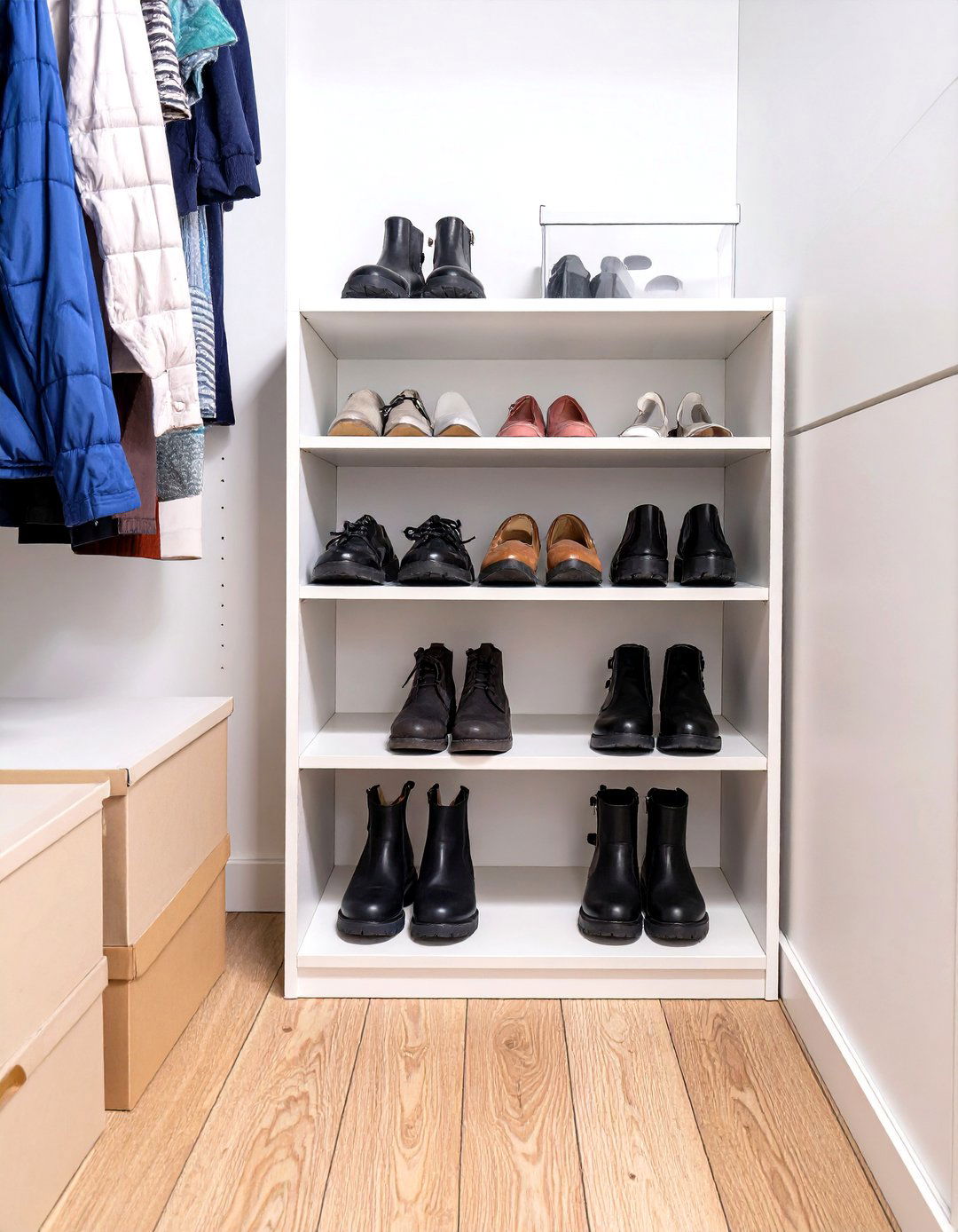 Utilize the Closet Floor Space - 30 small closet ideas for bedroom