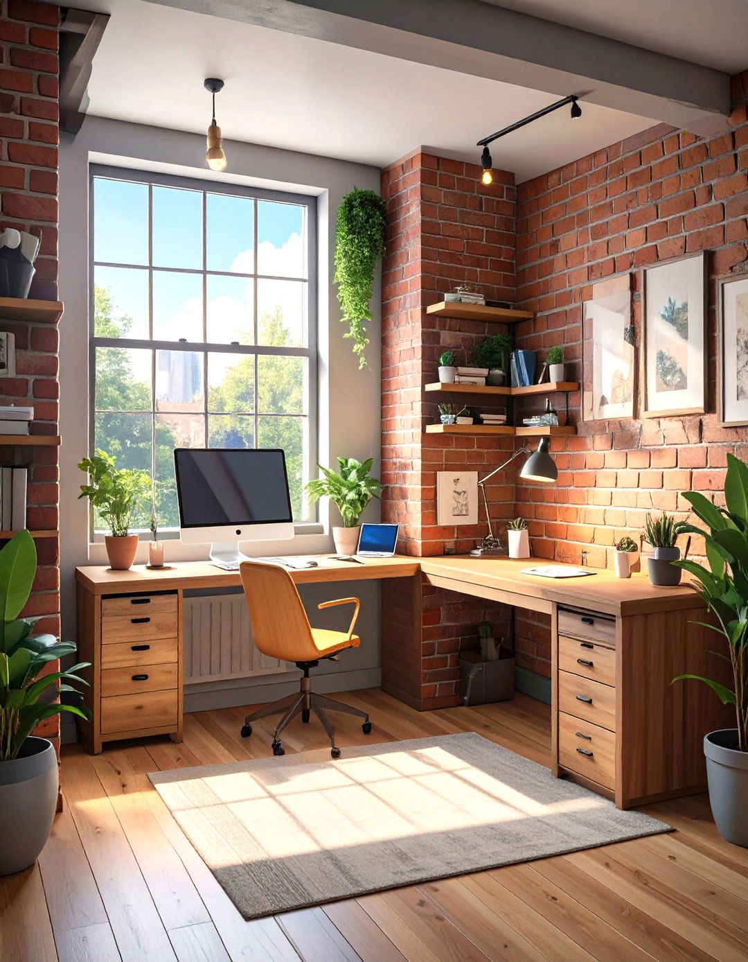 Utilizing Awkward Room Geometry - 30 small office space ideas
