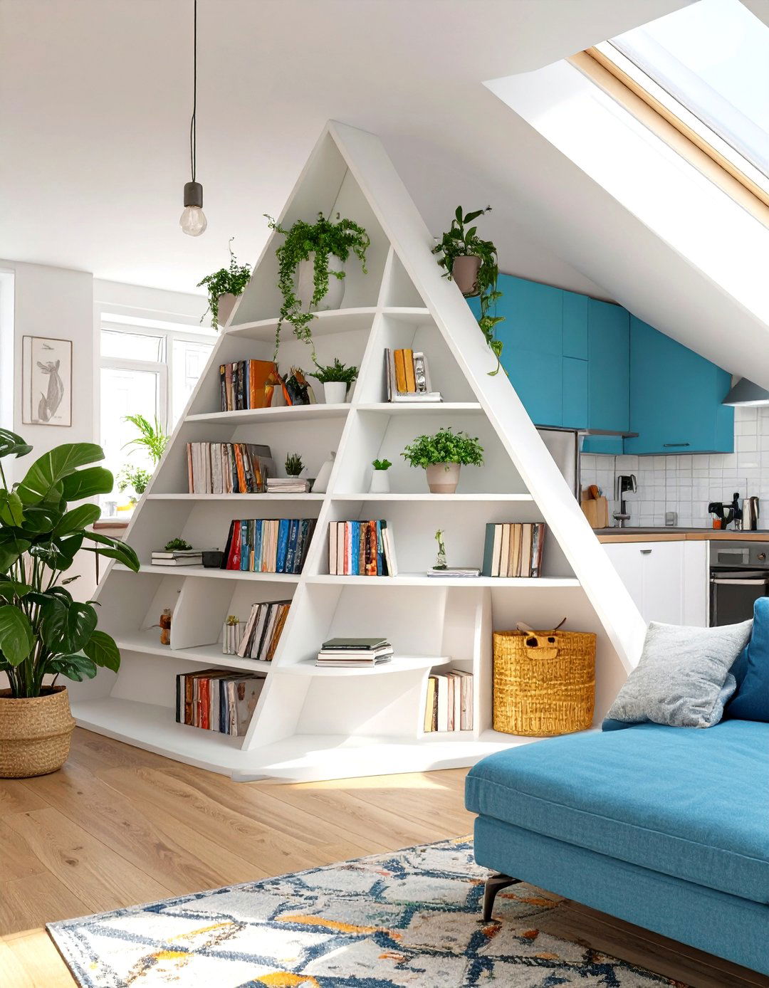 Utilizing Corner Space Effectively - 30 very small open plan kitchen living room ideas