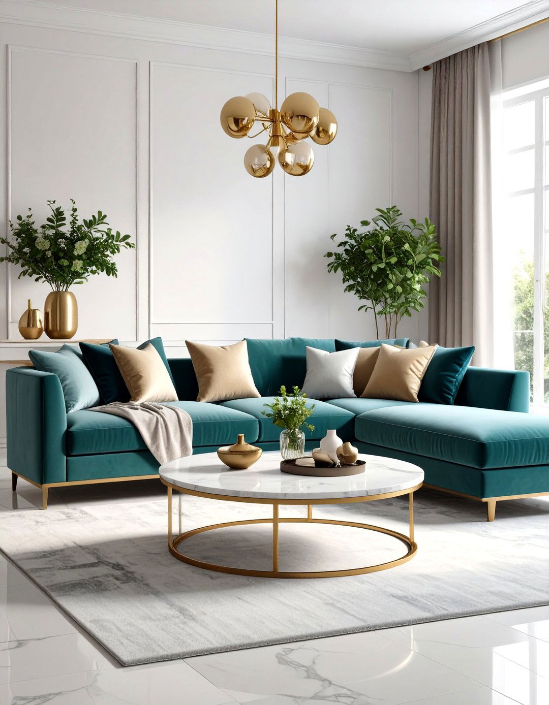 Utilizing Curved Furniture for Softer Aesthetics - 30 residential interior design ideas