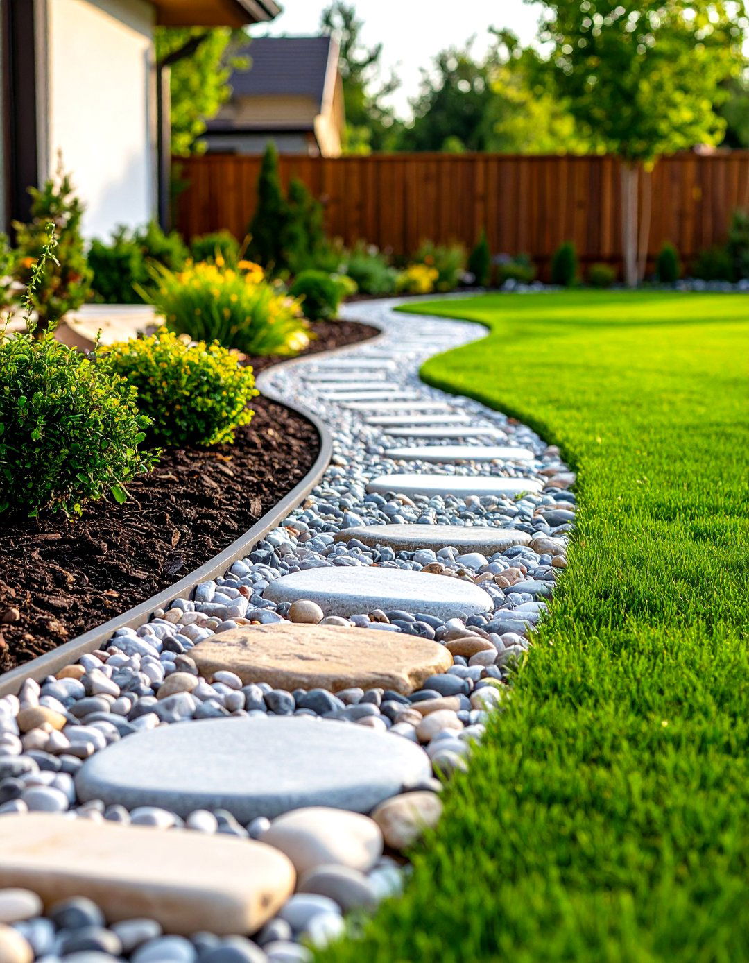 Utilizing Natural Stone Edging on a Budget Patio - 30 patio ideas on a budget