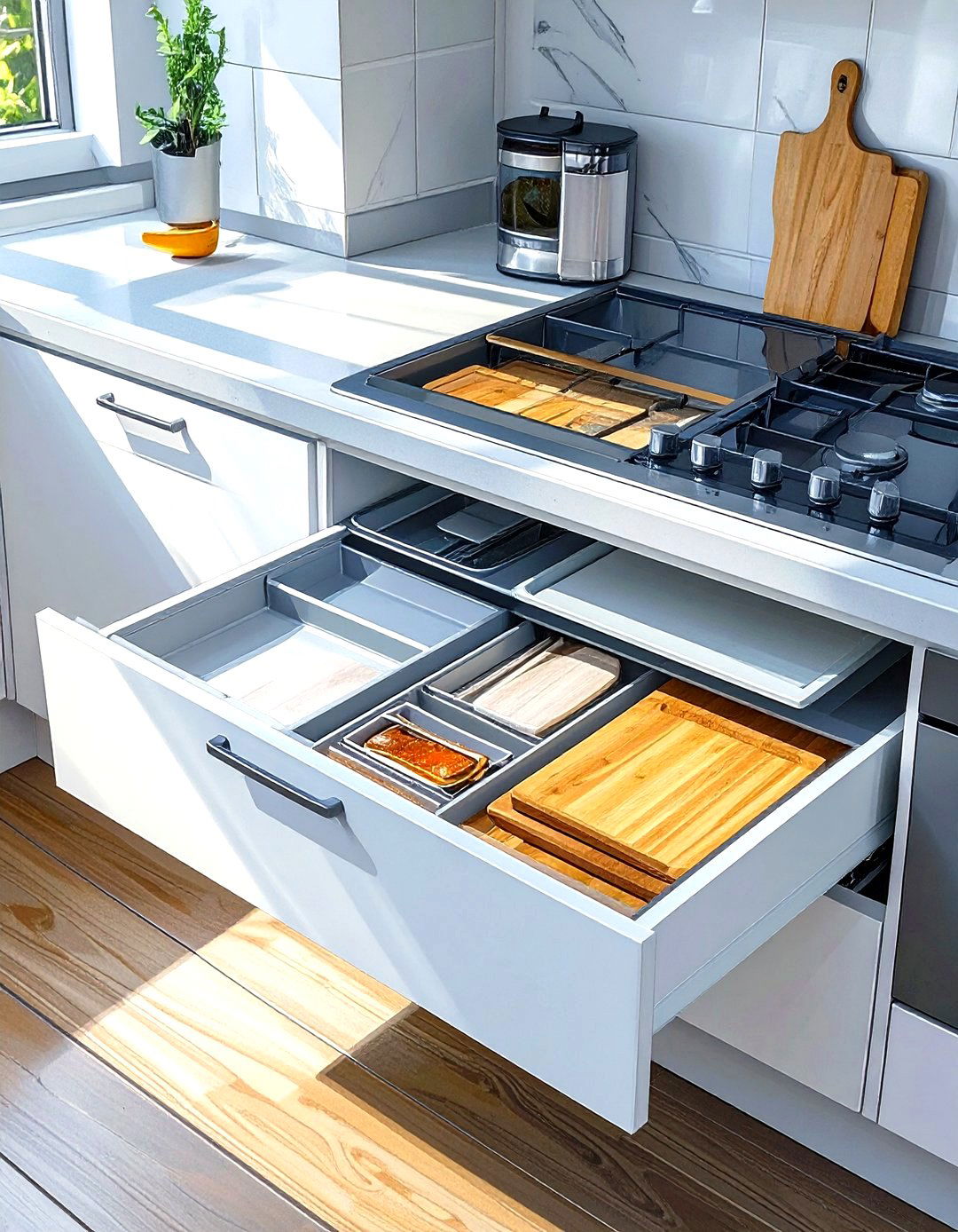 Utilizing Toe Kick Drawers with Ikea SEKTION - 30 small ikea kitchen ideas