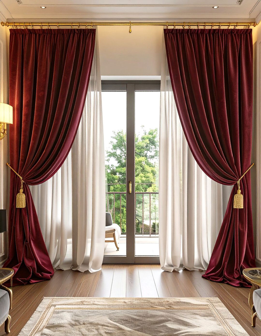 Velvet Sliding Glass Door Curtains - 30 sliding glass patio door curtain ideas