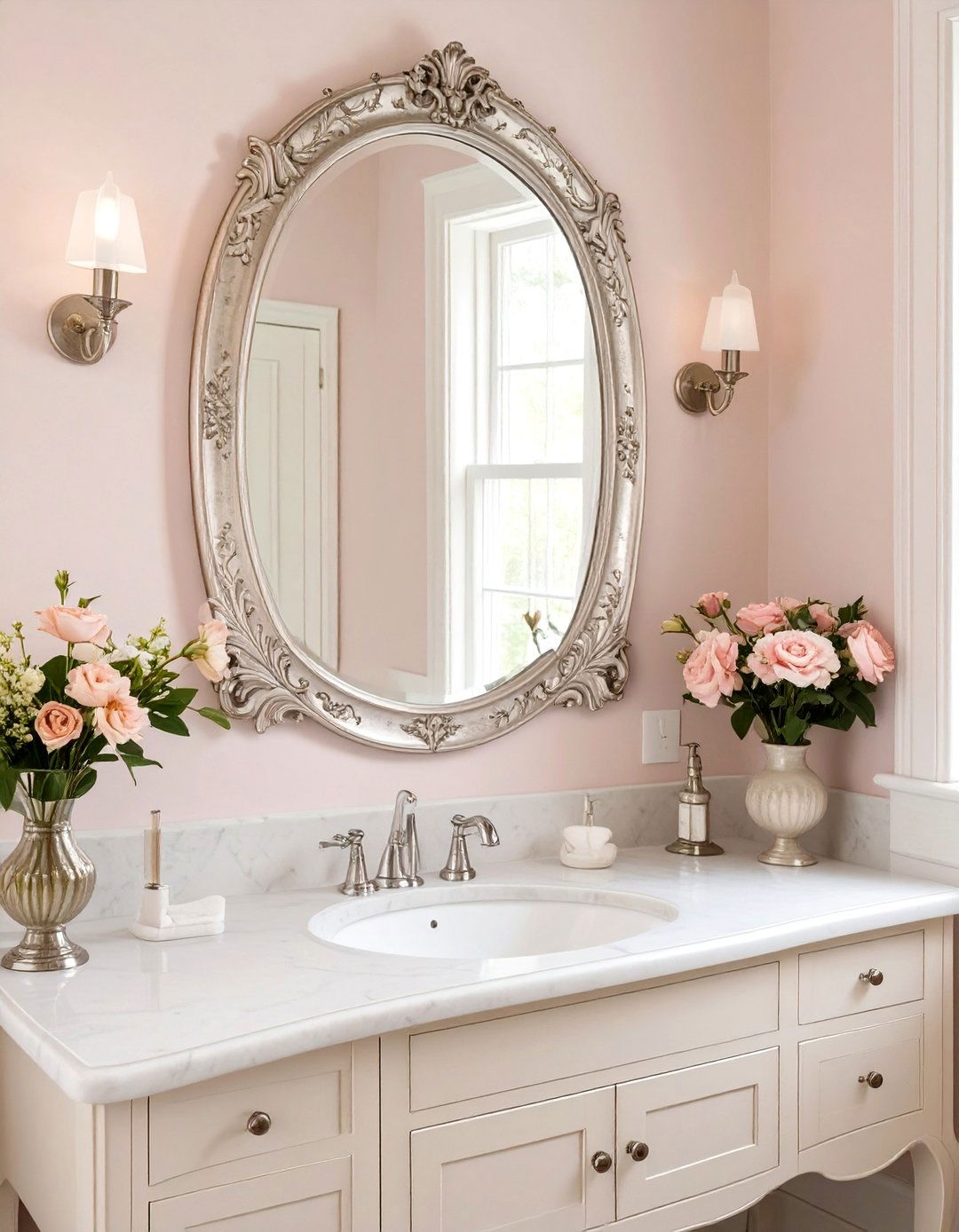 Venetian Etched Bathroom Mirror - 30 bathroom mirrors ideas