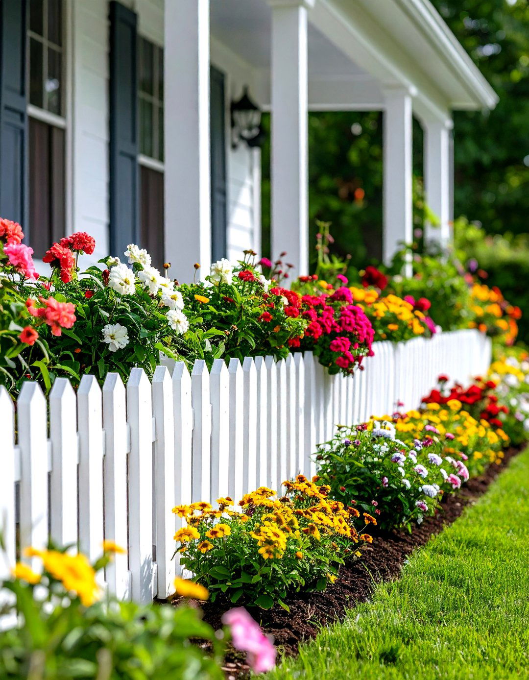 Vertical Board and Batten Porch Skirting - 30 porch skirting ideas