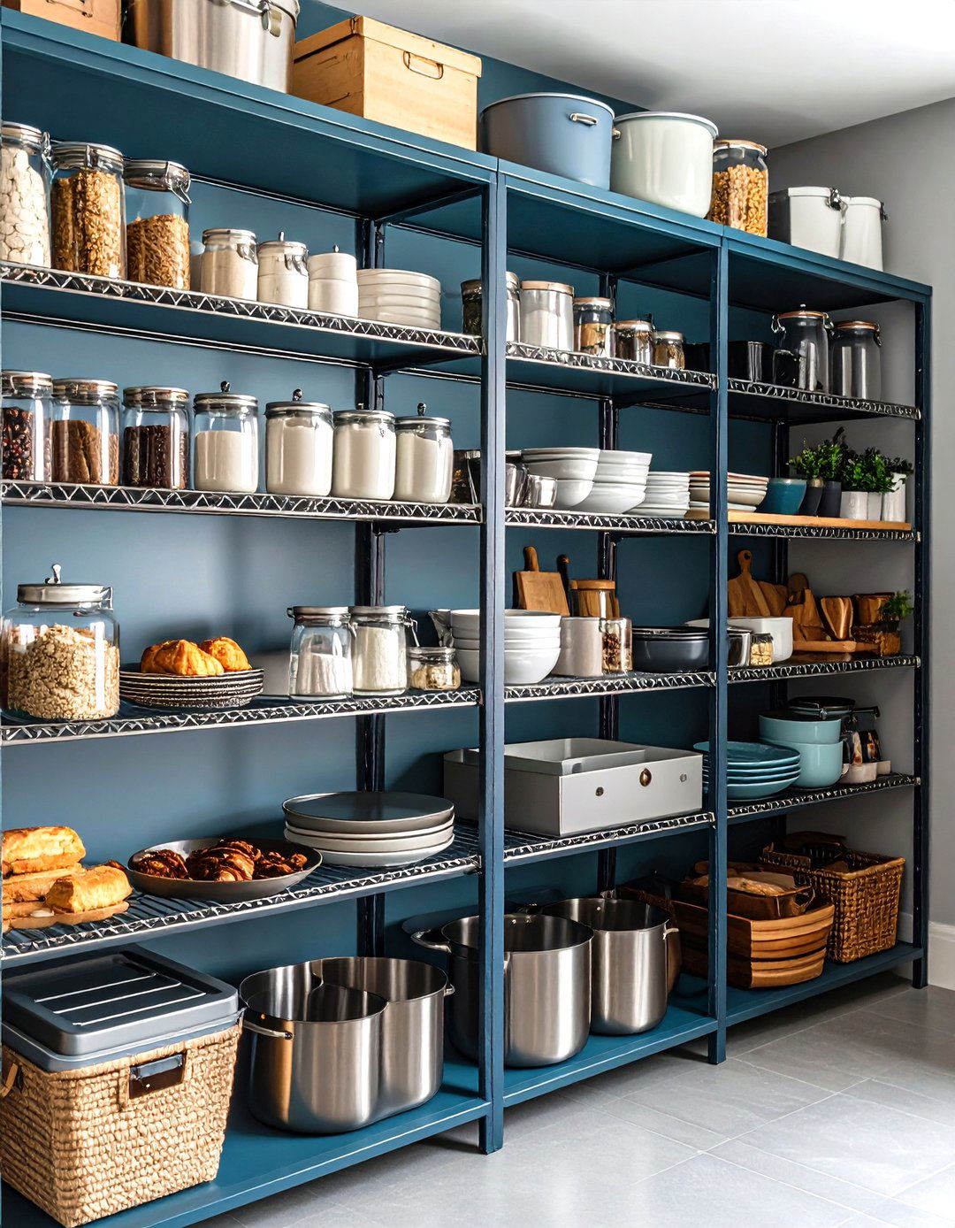Vertical Dividers for Trays and Platters - 30 pantry organizer ideas