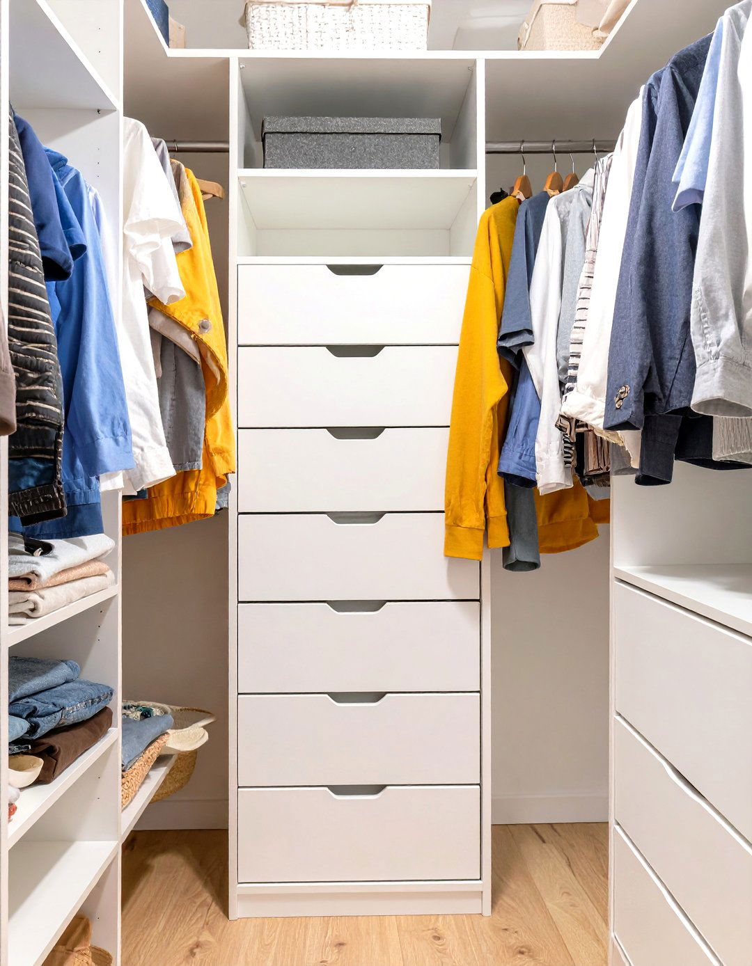 Vertical Drawer Stacking Units - 30 small bedroom closet ideas