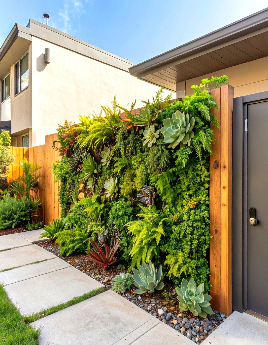 Vertical Garden Wall - 30 small front yard ideas