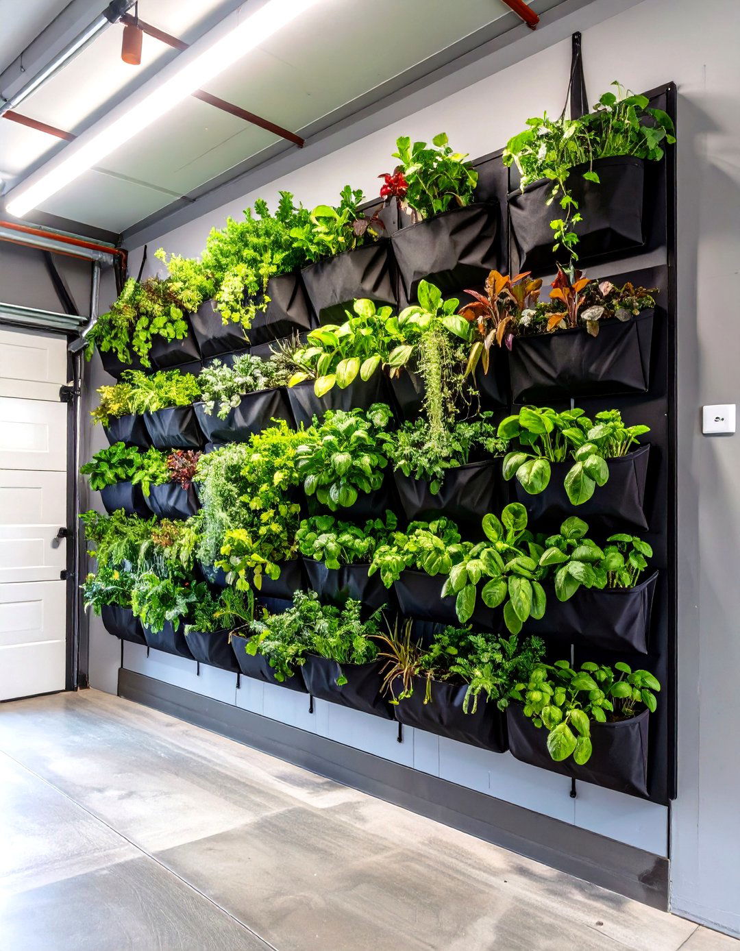 Vertical Garden Wall - 30 cheap garage wall ideas