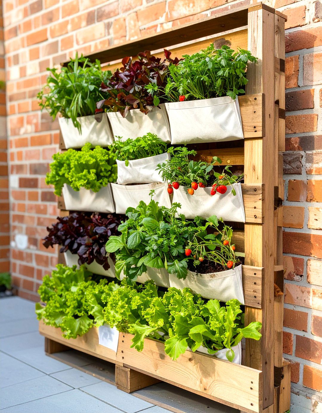 Vertical Pallet Small Vegetable Garden - 30 small vegetable garden ideas