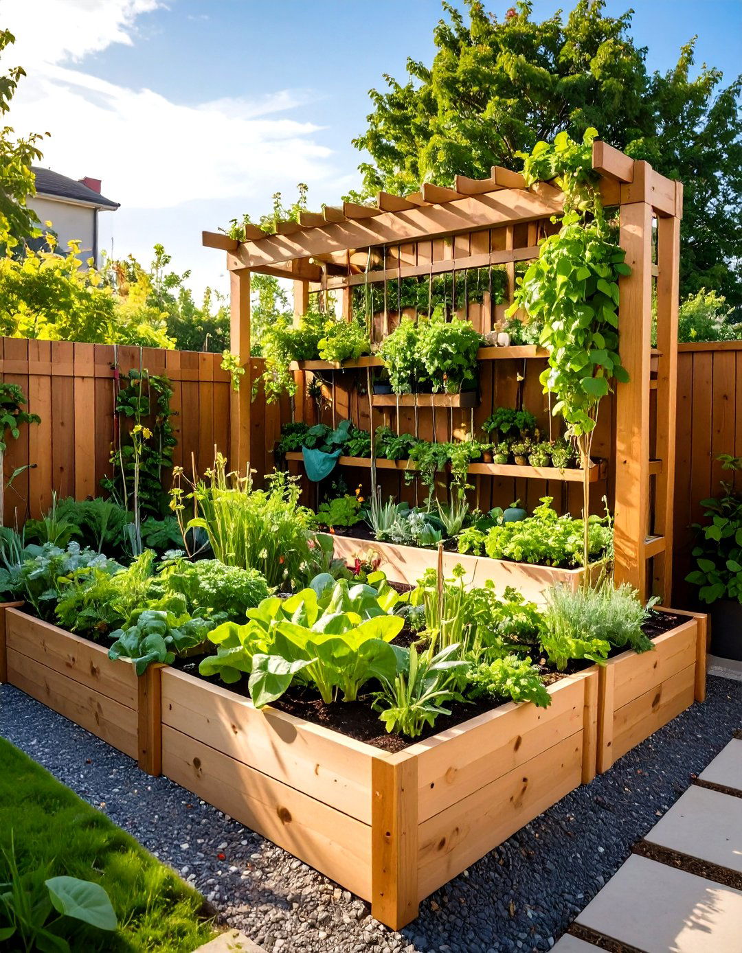 Vertical Raised Garden Bed - 30 raised garden beds ideas