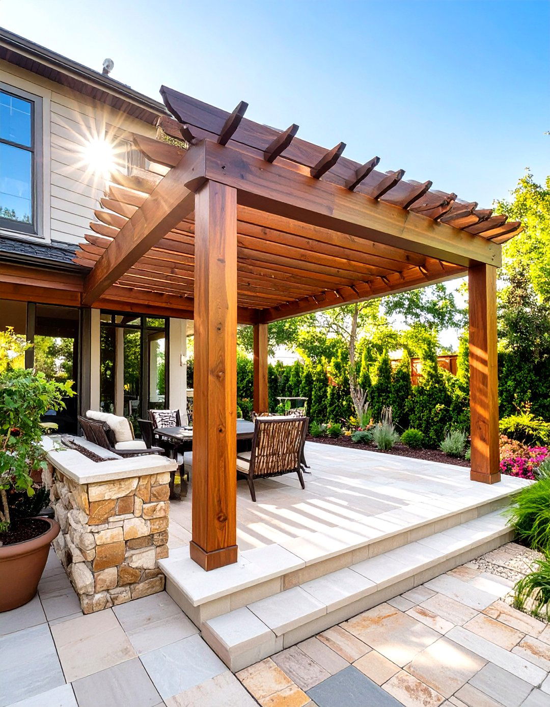 Vertical Slat Under Deck Lattice - 30 under deck lattice ideas