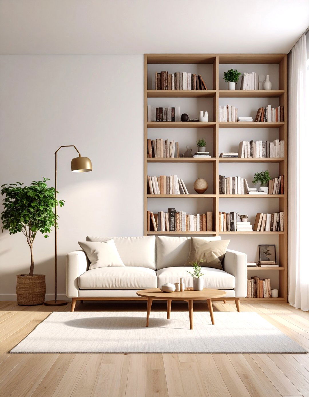 Vertical Space Maximization in a Living Room - 30 decorating ideas for small living room