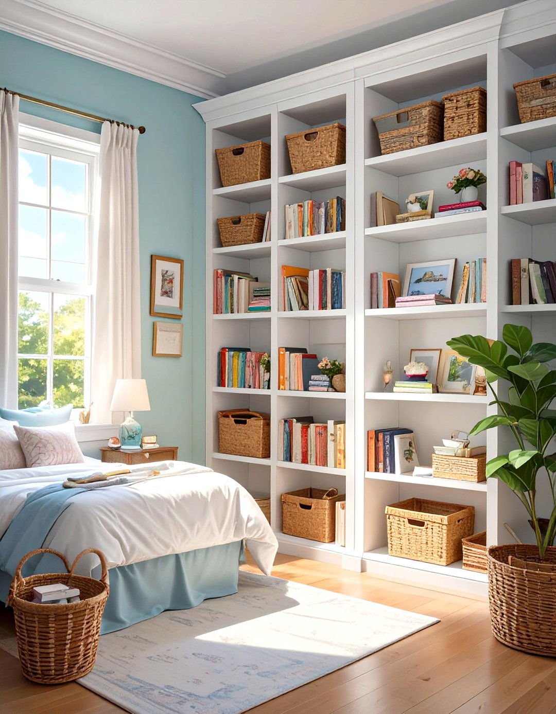 Vertical Storage Solutions in Small Bedrooms - 30 small bedroom interior design ideas