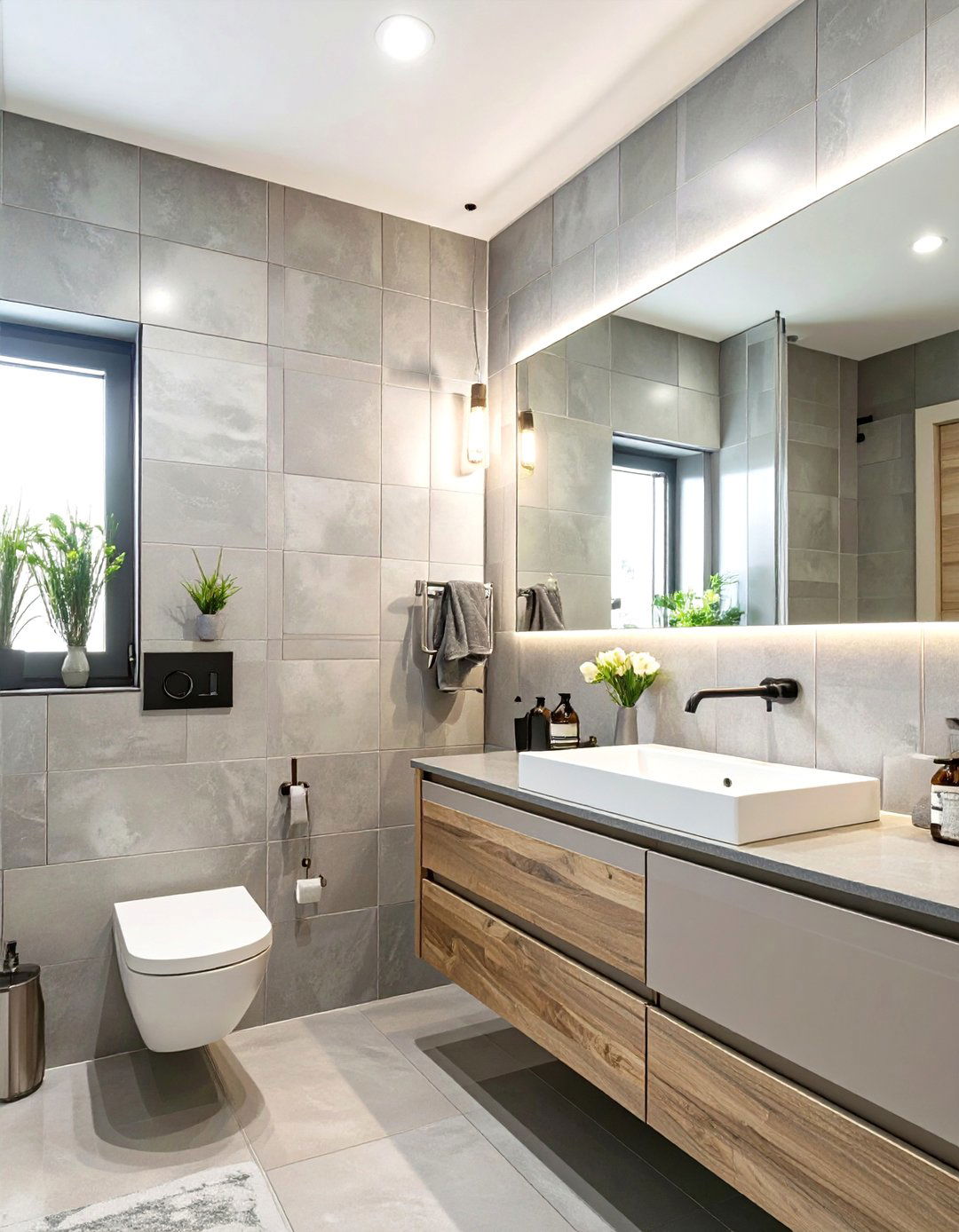 30 Stunning Bathroom Backsplash Ideas for a Vanity Upgrade - We Love ...