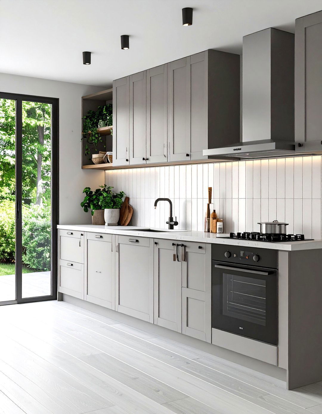 Vertically Stacked Tile Layouts - 30 kitchen backsplash ideas 2025