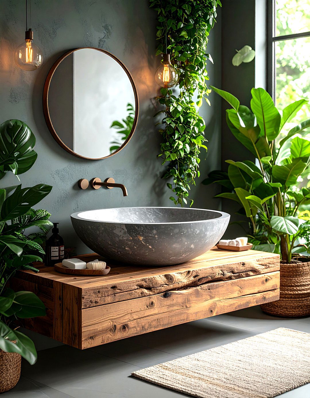 Vessel Sink Atop a Counter - 30 pinterest bathroom ideas