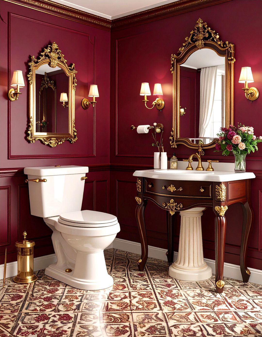 Victorian Elegance Bathroom - 30 5x8 bathroom remodel ideas