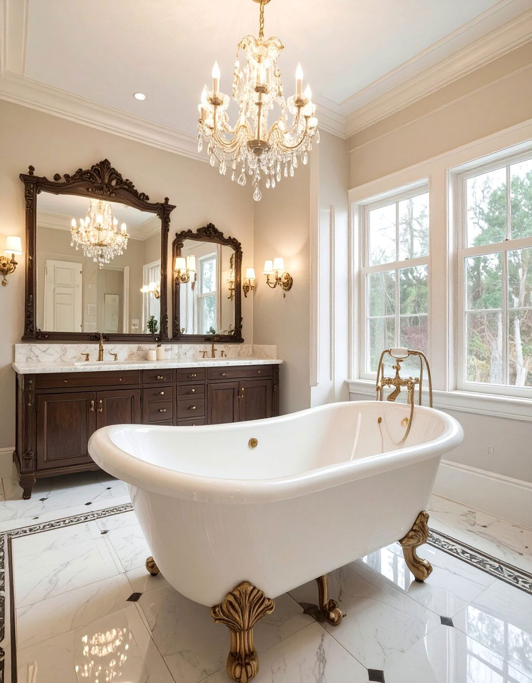 Victorian Elegance Bathroom - 30 bathroom upgrade ideas