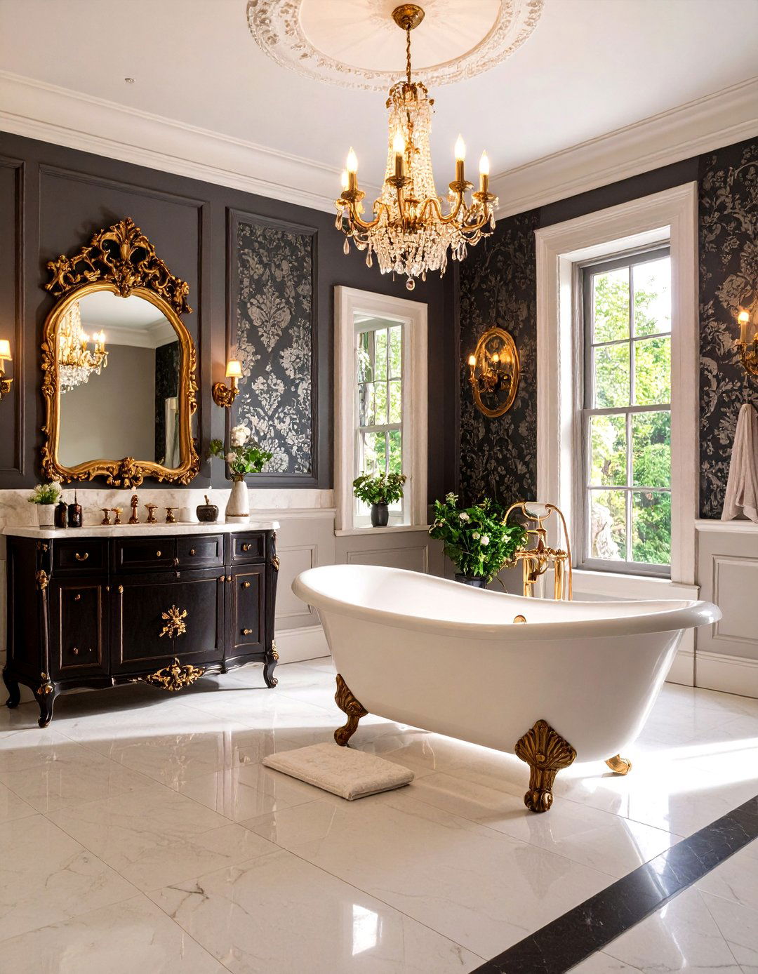 Victorian Elegance Bathroom - 30 3d bathroom design ideas