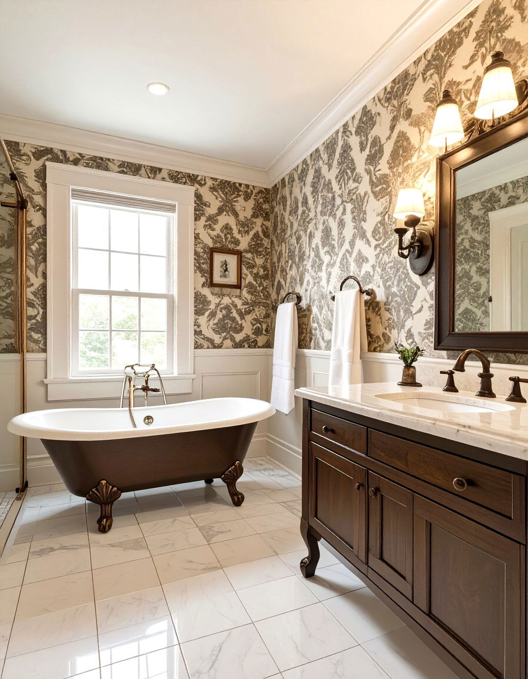 Victorian Elegance Guest Bathroom - 30 guest bathroom remodel ideas