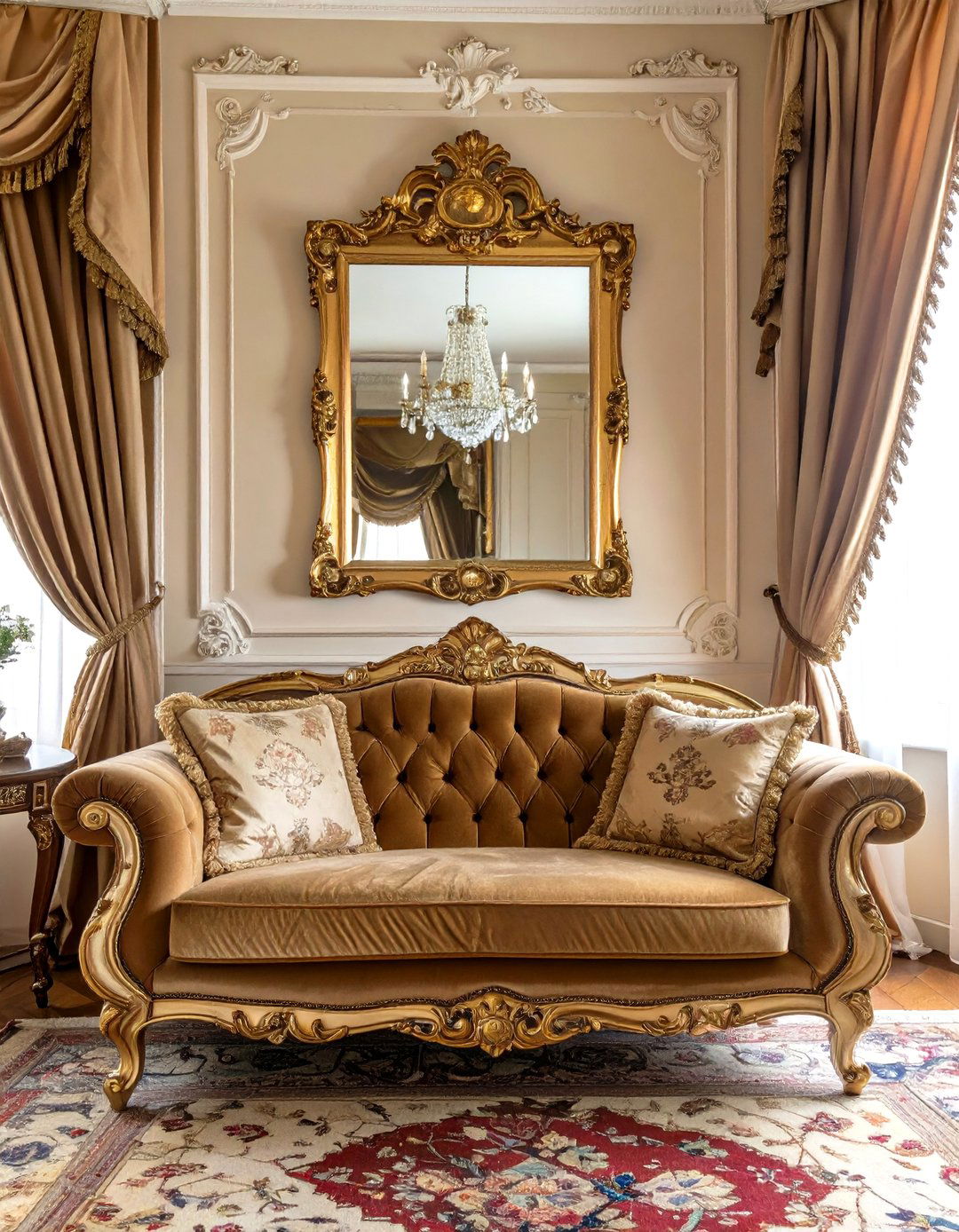 Victorian Elegance Vintage Living Room - 30 vintage living room ideas