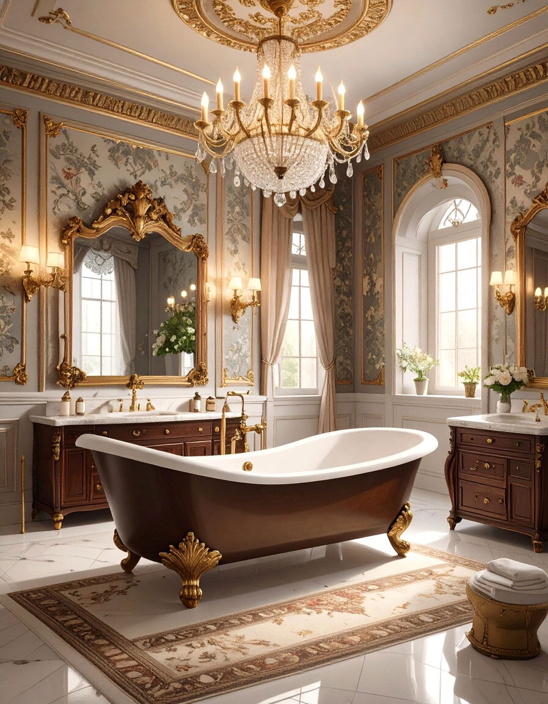 Victorian Era Bathroom Opulence - 30 bathroom interior design ideas