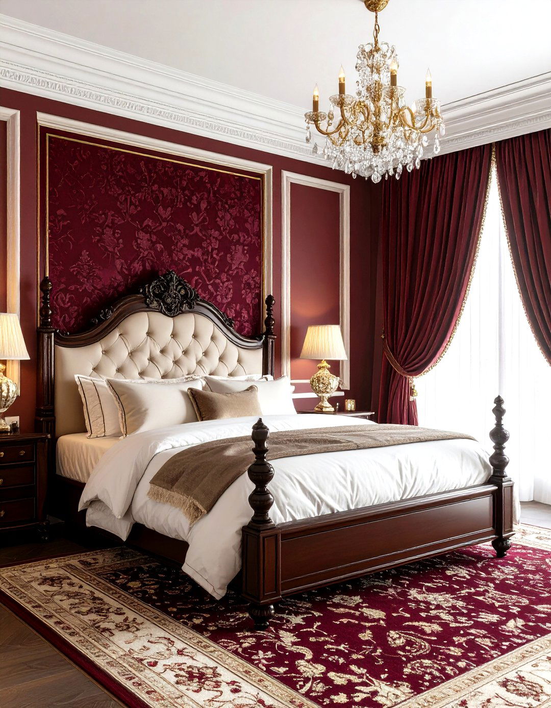 Victorian Era Bedroom Opulence - 30 room interior design bedroom ideas