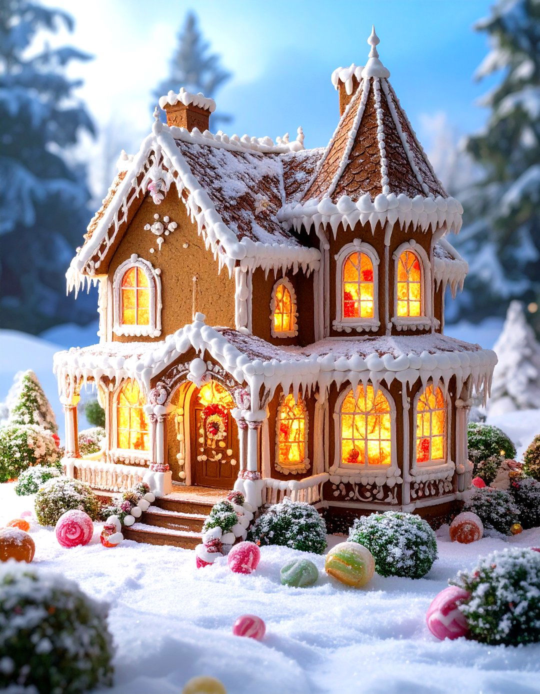 Victorian Gingerbread Mansion - 30 gingerbread house design ideas