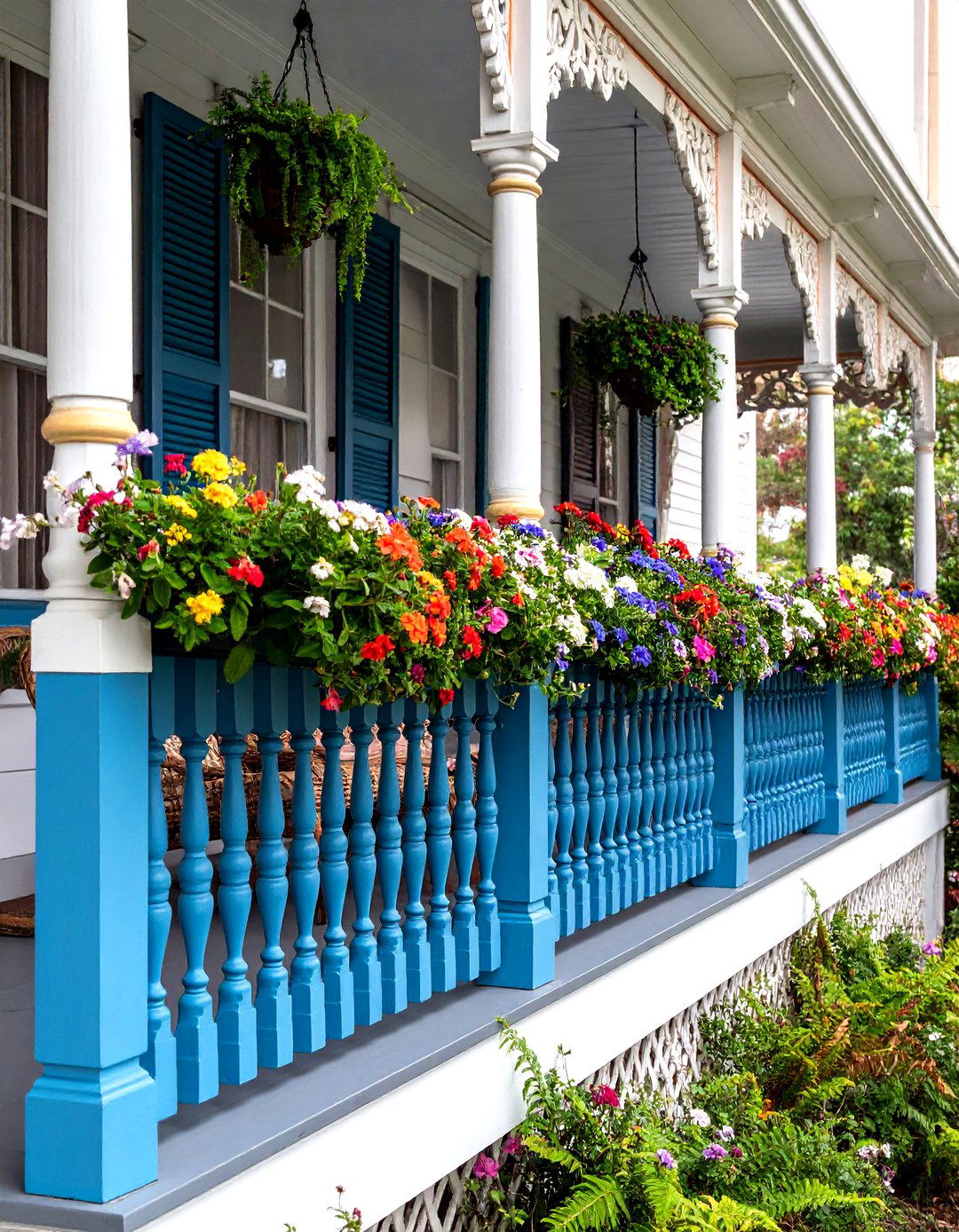 Victorian Gingerbread Porch Railing - 30 front porch railing ideas