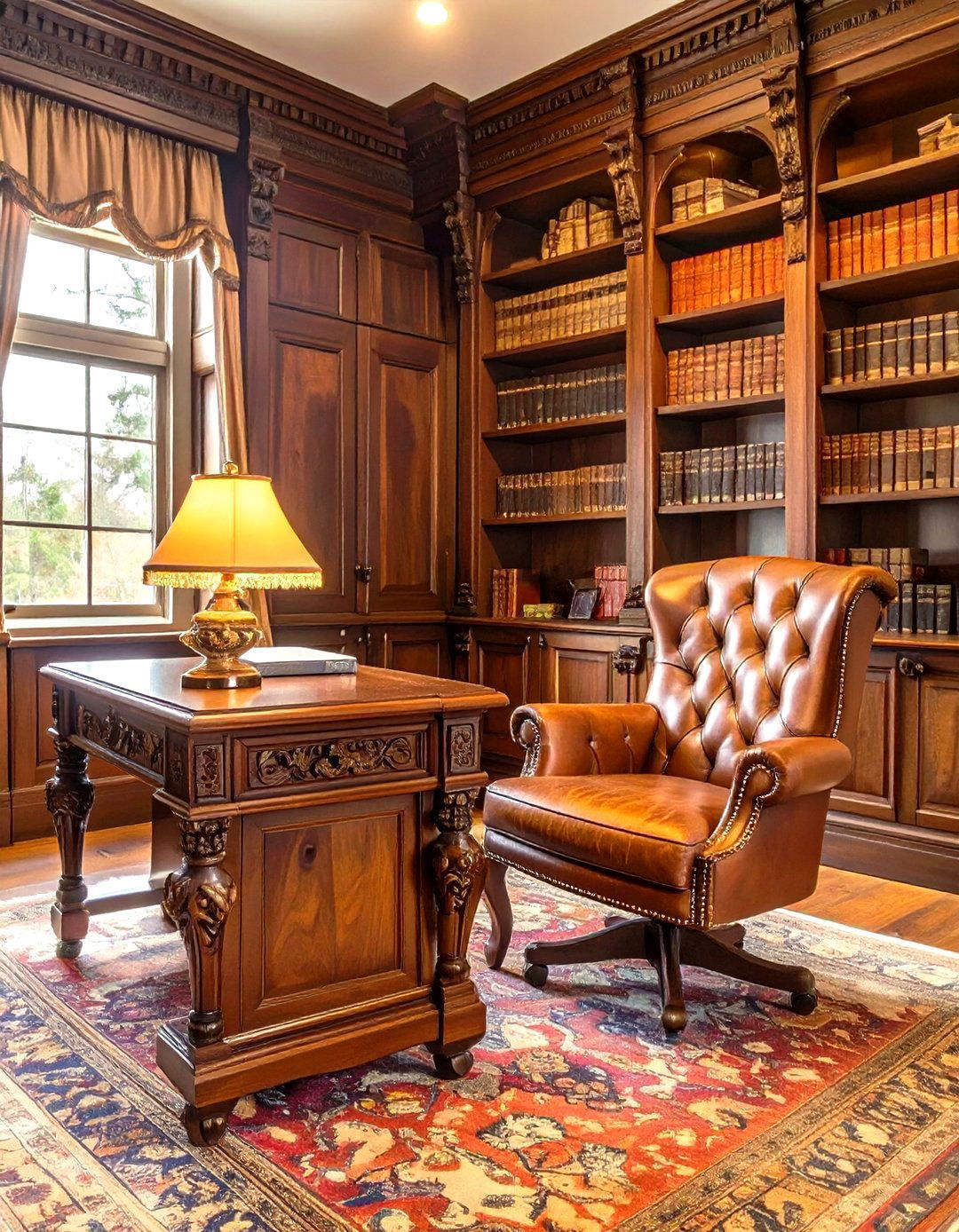 Victorian Gothic Inspired Study - 30 home design furniture ideas