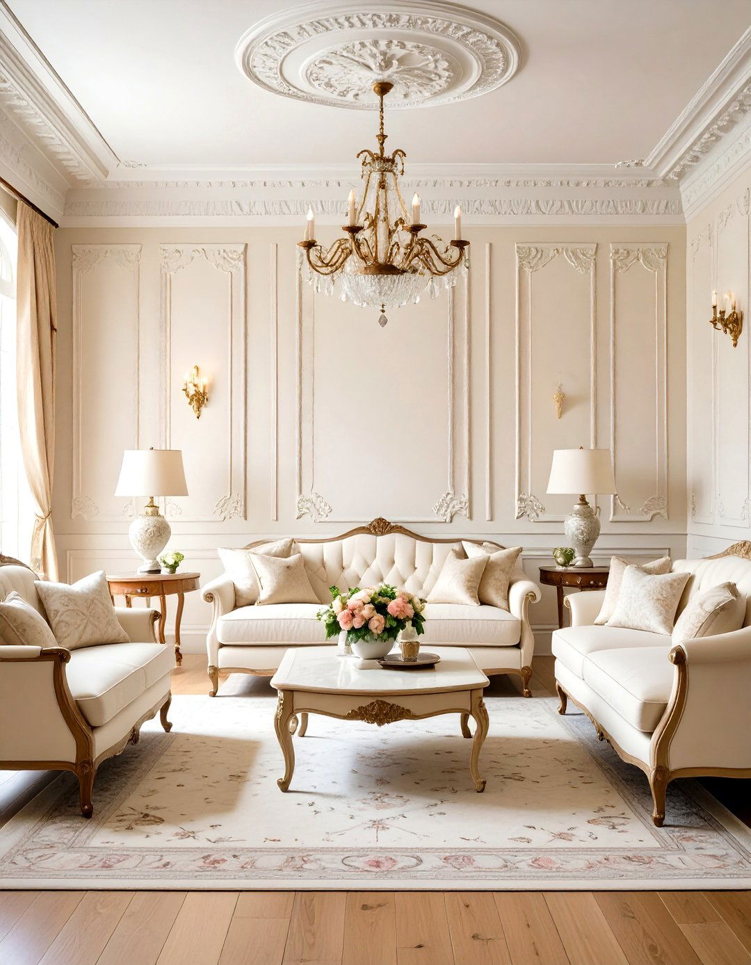 Victorian Inspired Anaglypta Wainscoting - 30 living room wainscoting ideas
