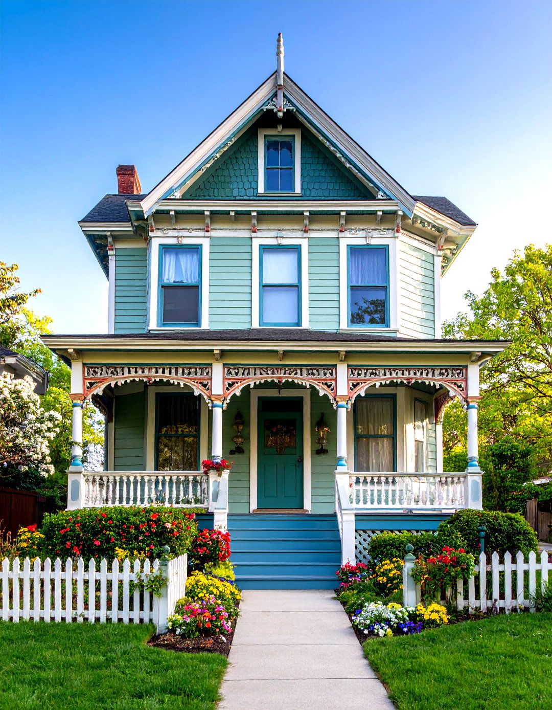 Victorian Painted Lady Elegance - 30 exterior home design ideas