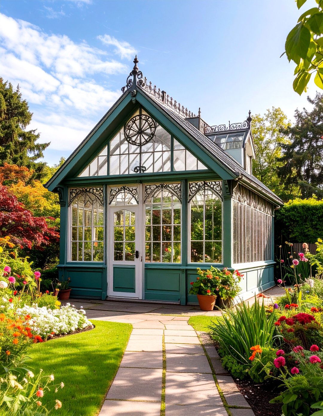 Victorian Style Greenhouse Shed - 30 backyard shed ideas