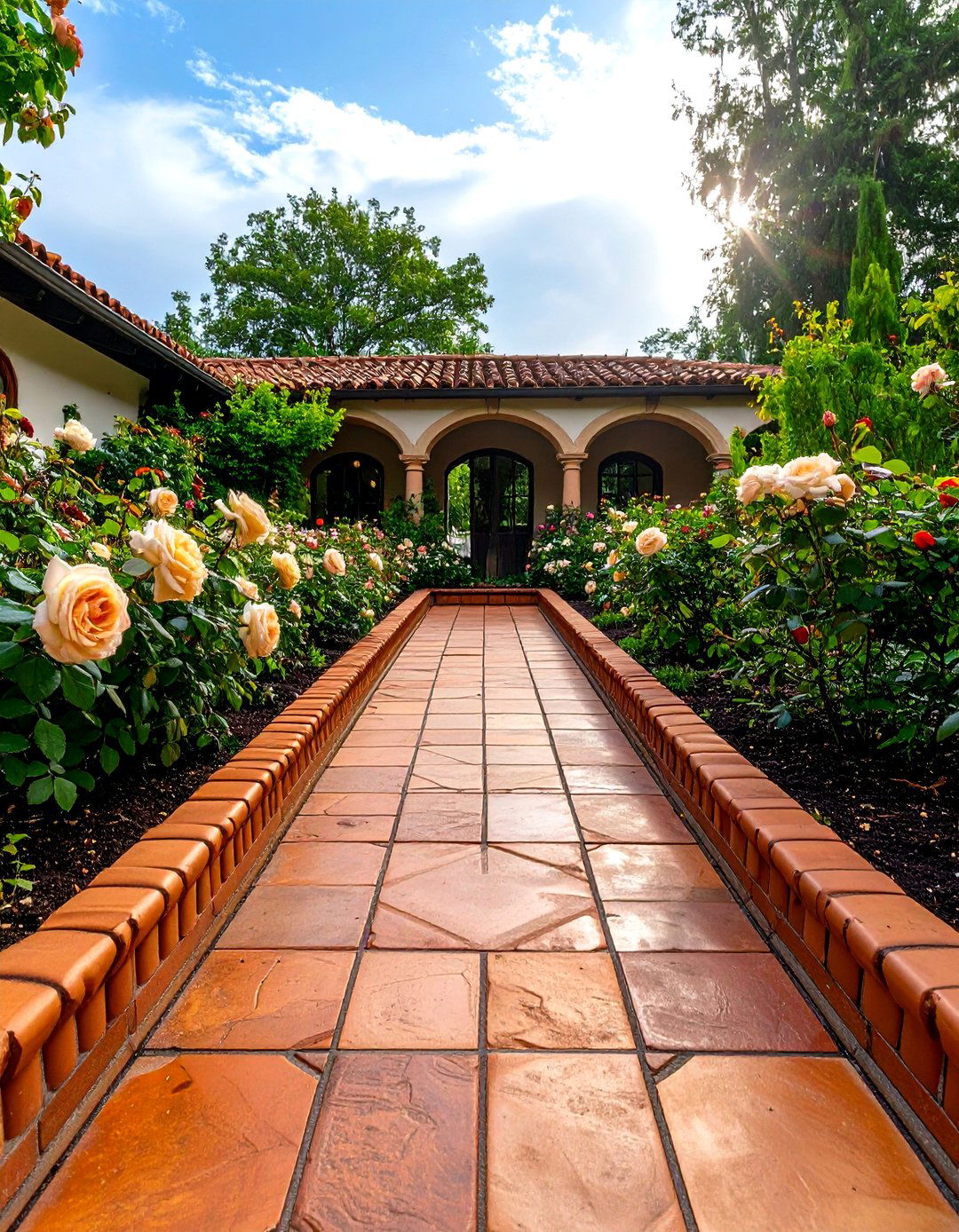 Victorian Tile Edging - 30 landscape border ideas