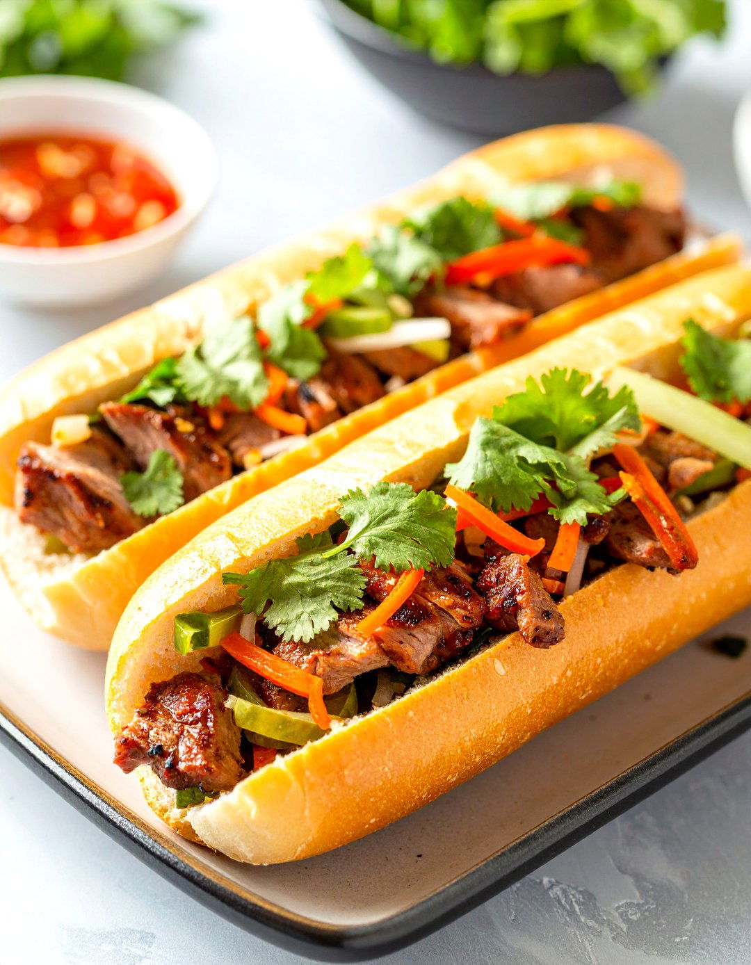 Vietnamese Banh Mi Sandwiches - 30 office lunch ideas for a group