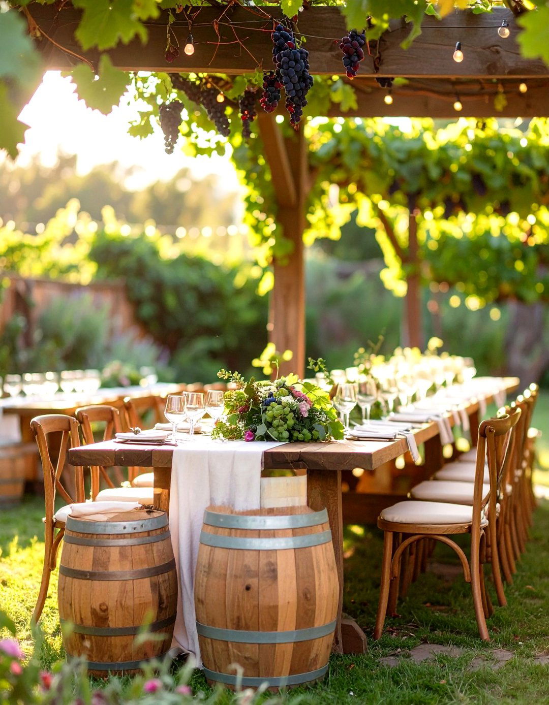 Vineyard Romance Backyard Wedding - 30 backyard wedding ideas