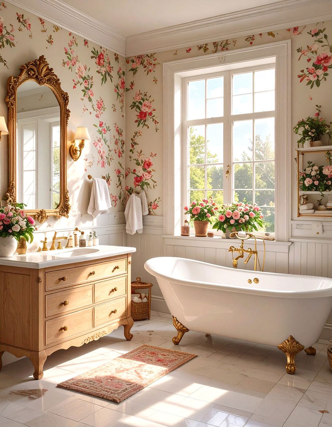 Vintage Charm Bathroom - 30 bathroom pictures ideas