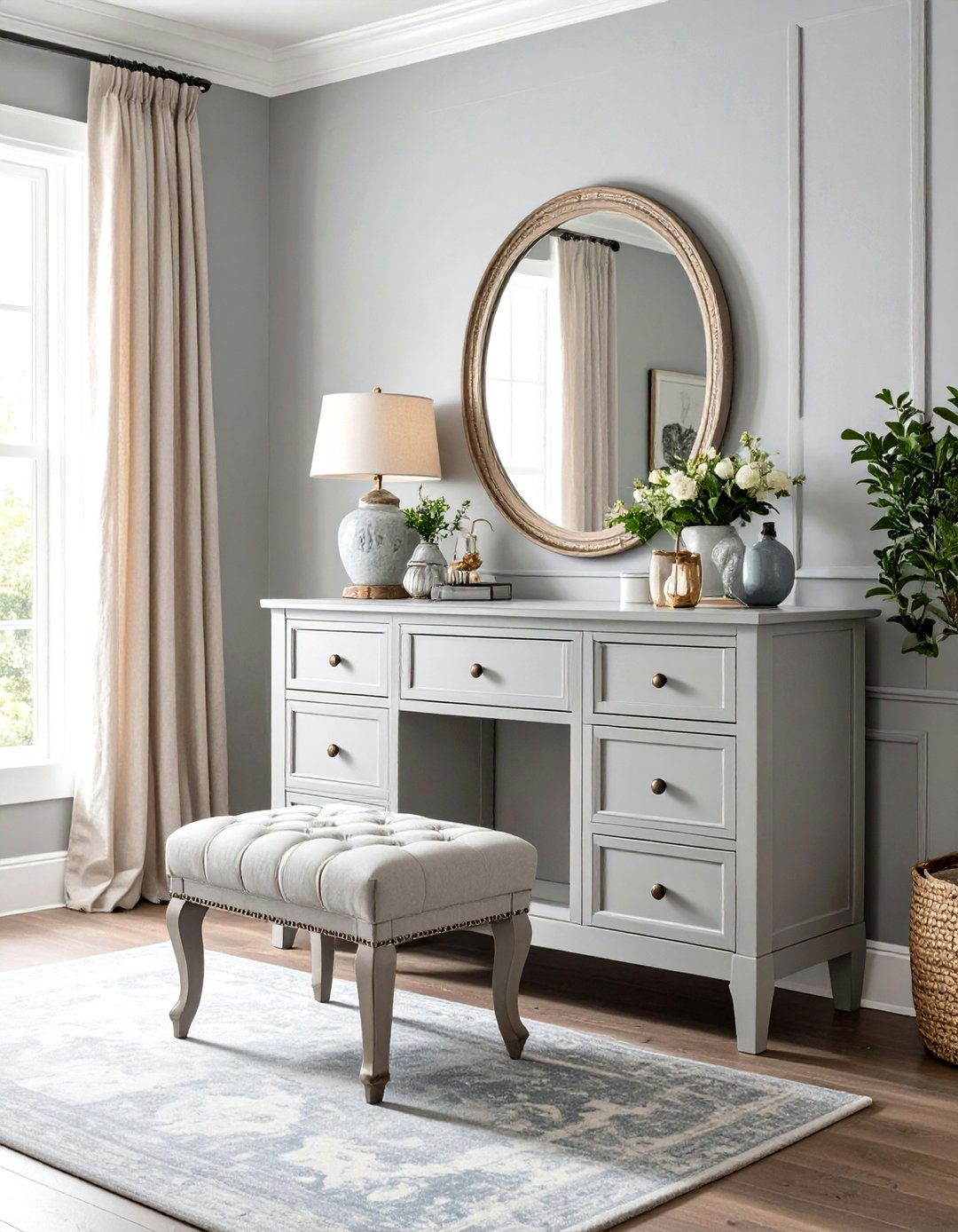 Vintage Dresser Vanity Conversion - 30 diy vanity ideas