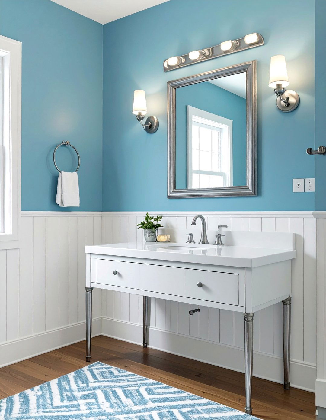 Vintage Duck Egg Blue Bathroom - 30 blue bathroom ideas