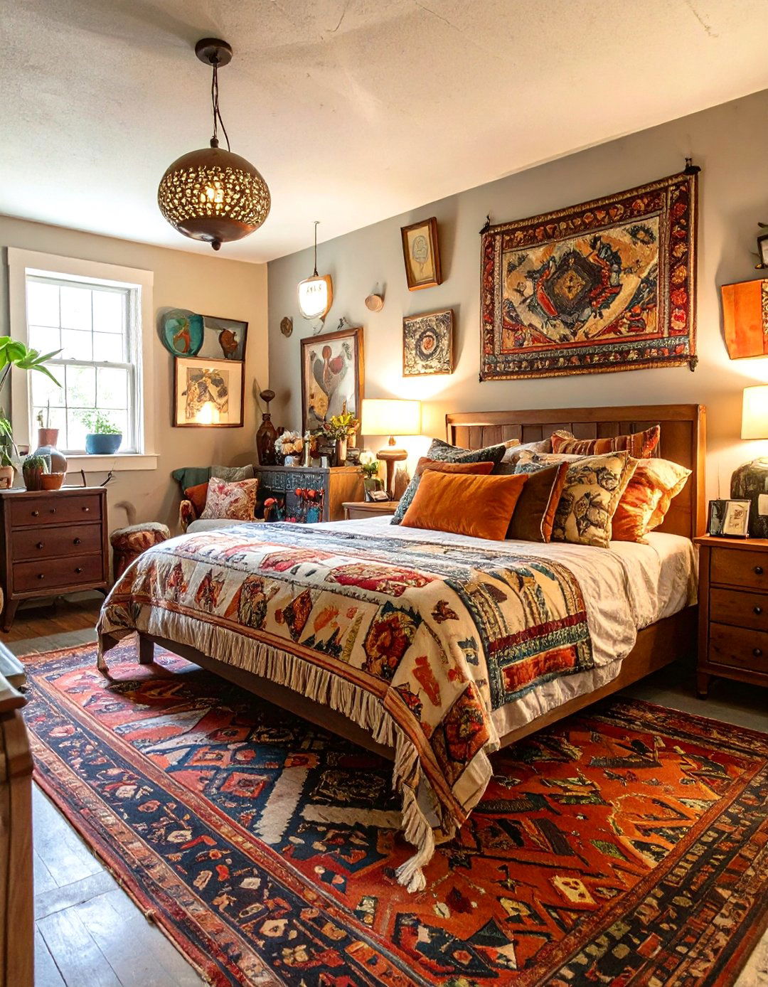 Vintage Eclectic Bedroom - 30 basement bedroom ideas on a budget