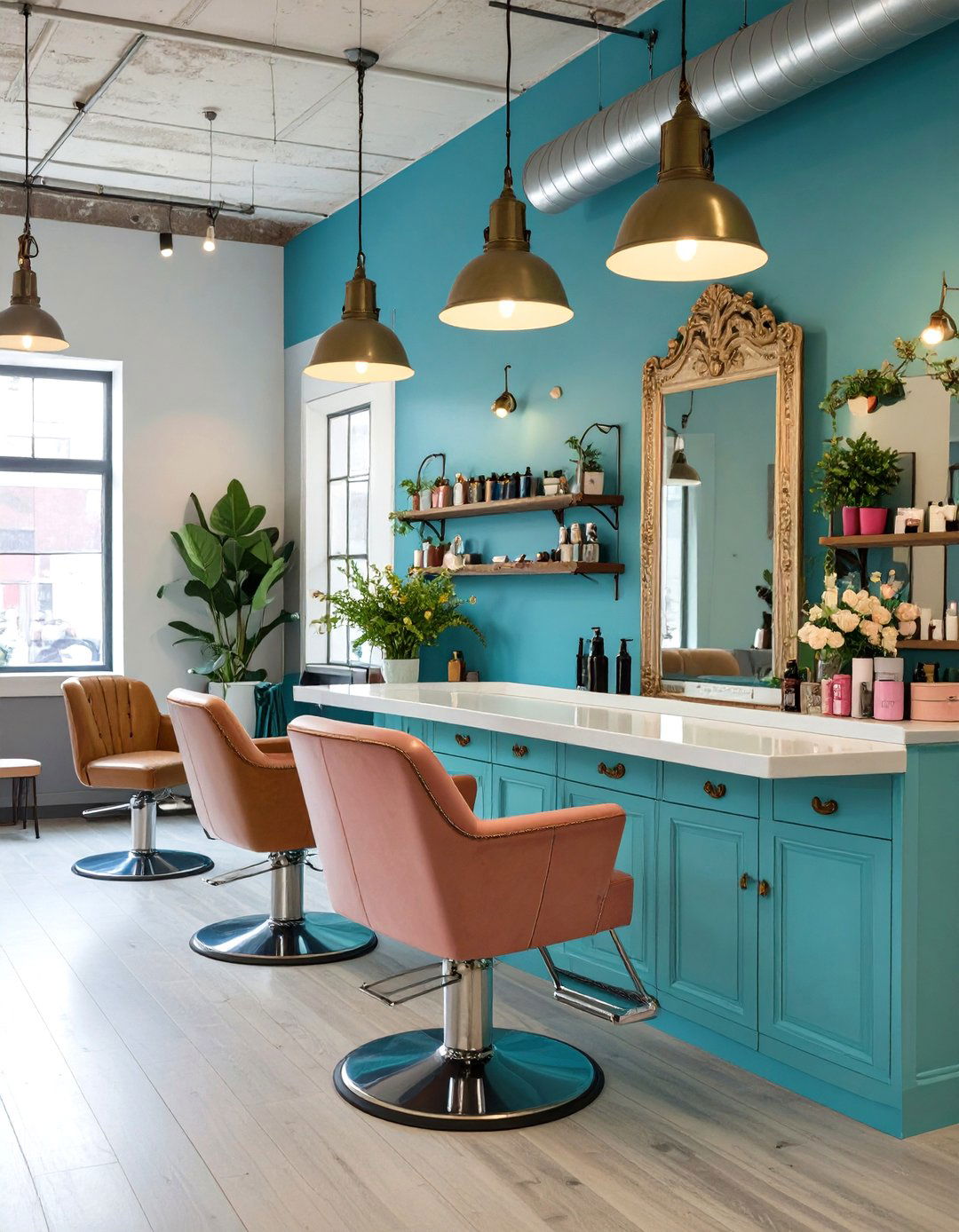Vintage Eclectic Salon - 30 salon interior design ideas