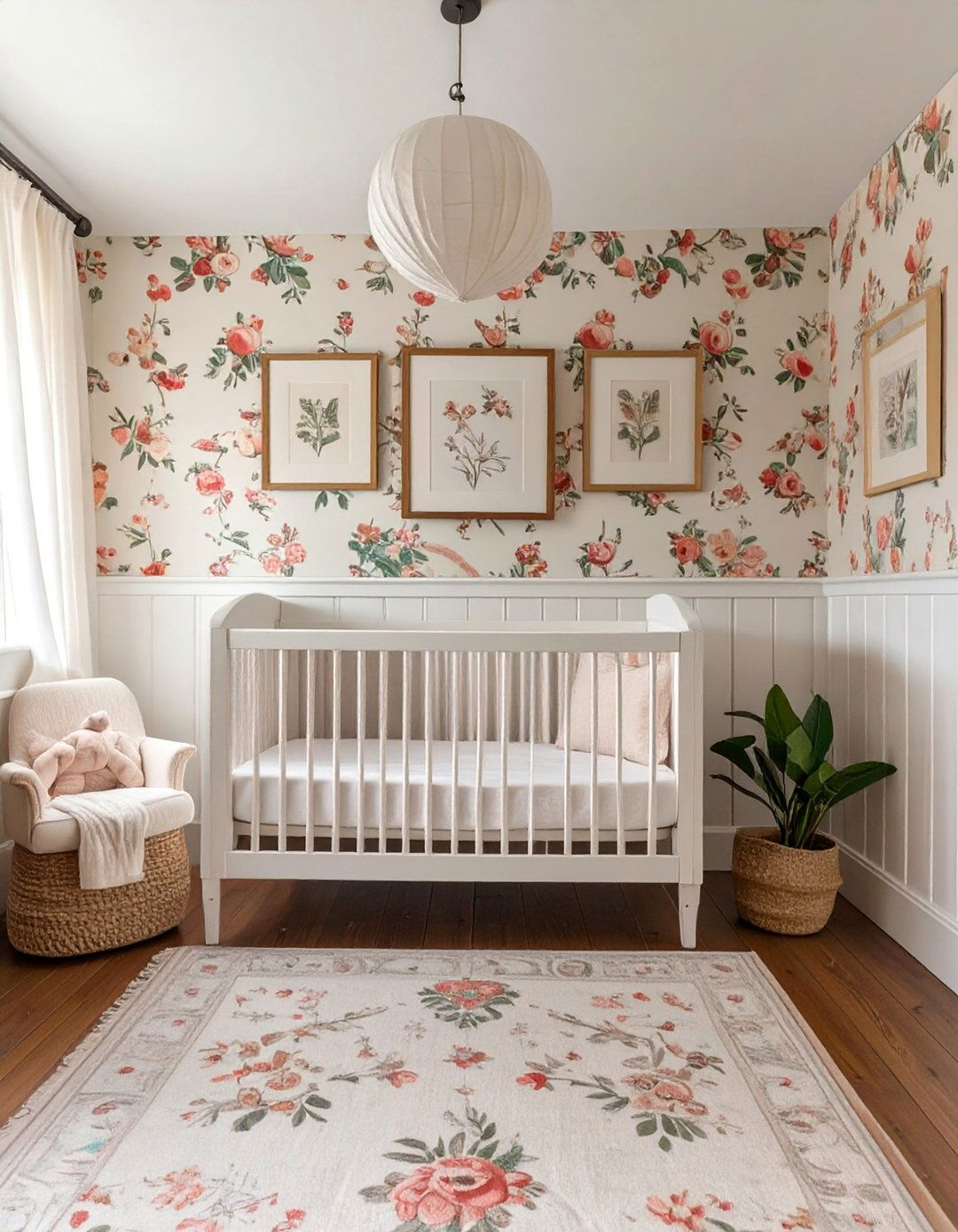Vintage Floral Bedroom - 30 baby girl bedroom ideas