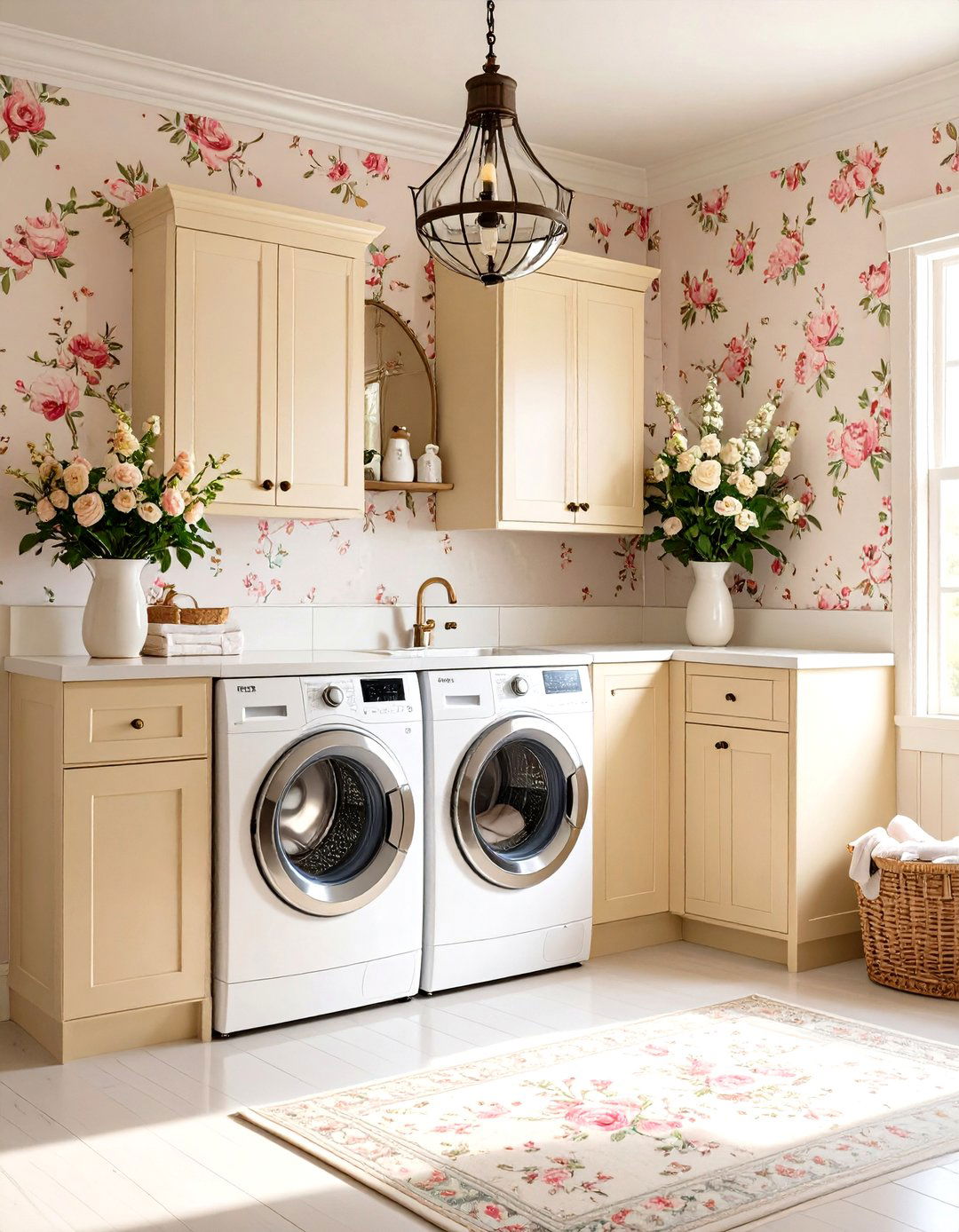 30 Laundry Room Wallpaper Ideas for a Fresh New Look - We Love Home Blog
