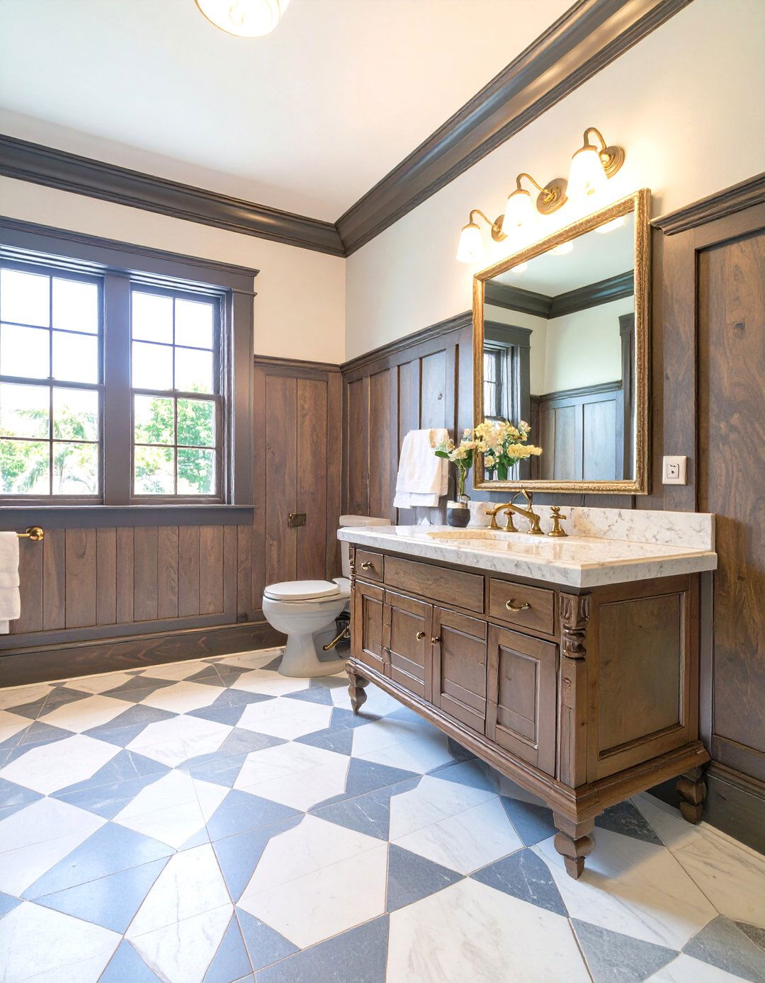 Vintage Gentlemans Club Bathroom - 30 mens bathroom ideas
