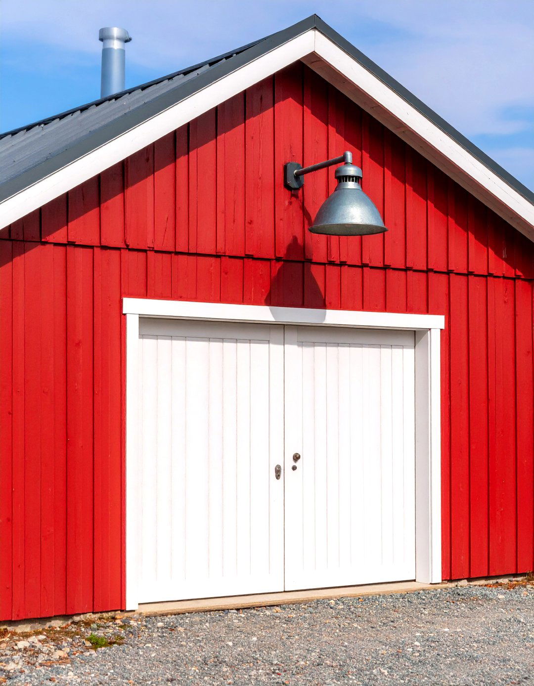 Vintage Gooseneck Barn Lighting - 30 exterior garage lighting ideas